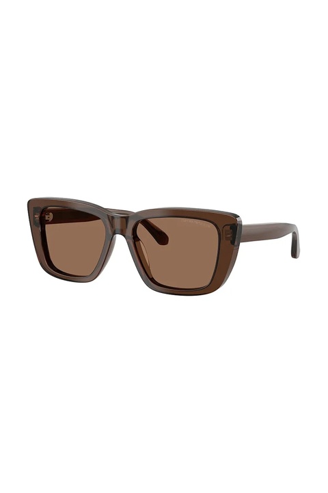 Emporio Armani okulary przeciwsłoneczne damskie kolor brązowy 0EA4246U - zdjęcie produktu nr 1