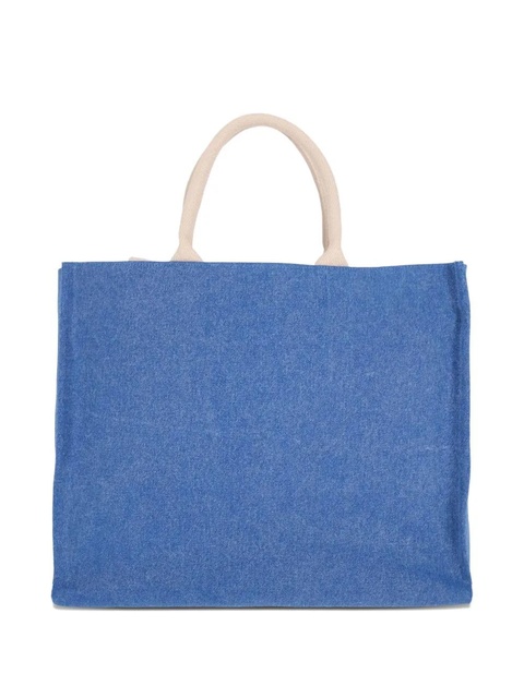 Marni logo-detail tote bag - Blue - zdjęcie produktu nr 2