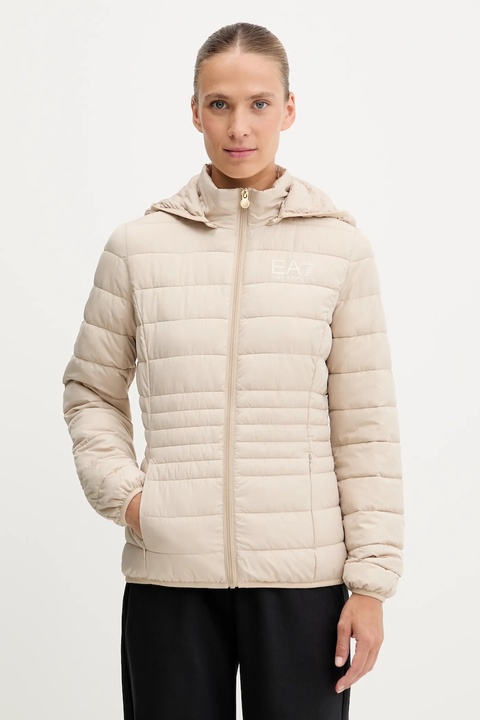 EA7 Emporio Armani kurtka kolor beżowy przejściowa TNF8Z.8NTB23 - zdjęcie produktu nr 1