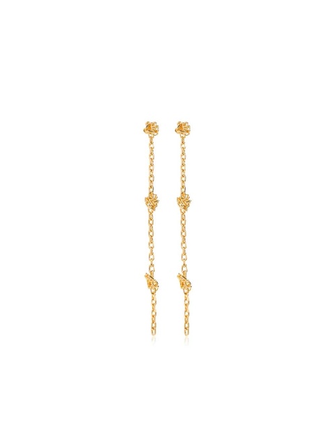 Jil Sander chain knot-detail drop earrings - Gold - zdjęcie produktu nr 1