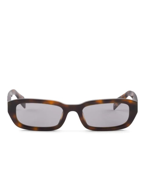 Prada Eyewear rectangle sunglasses - Brown - zdjęcie produktu nr 2