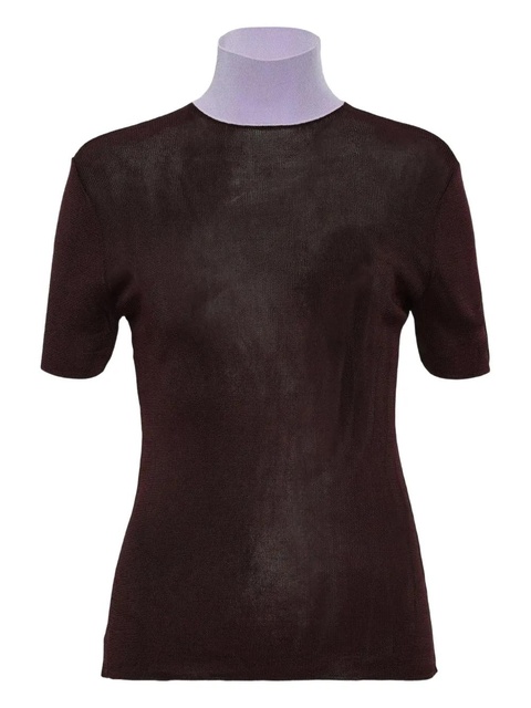 Self-Portrait short-sleeve T-shirt - Brown - zdjęcie produktu nr 1