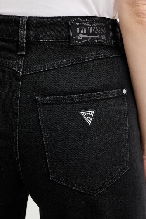 Guess jeansy z domieszką kaszmiru damskie kolor czarny W5BA1C D0711 - zdjęcie produktu nr 1