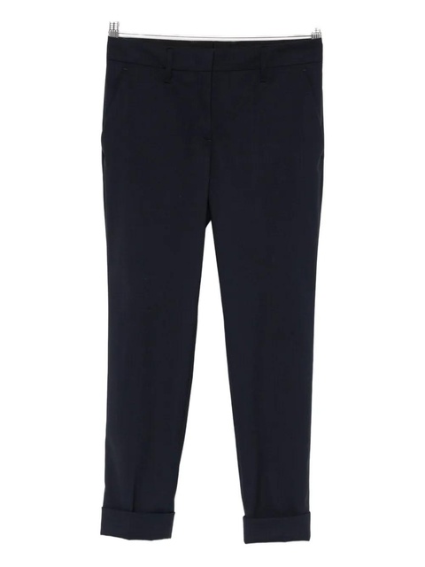 Prada concealed-fastening trousers - Blue - zdjęcie produktu nr 1