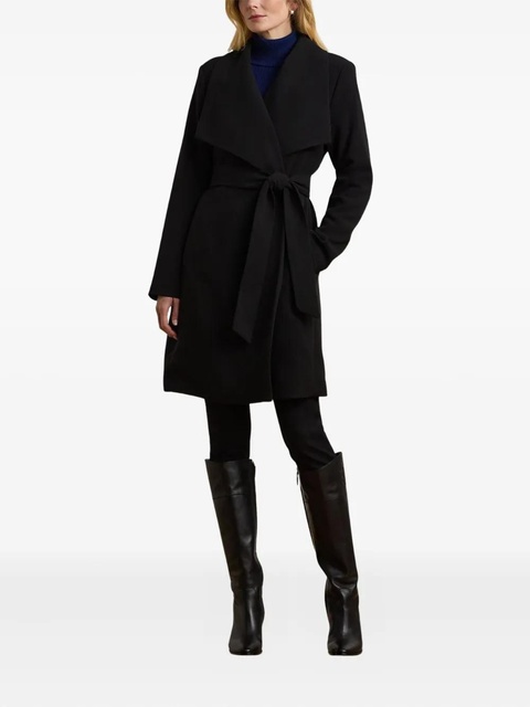 Lauren Ralph Lauren tie-waist coat - Black - zdjęcie produktu nr 1