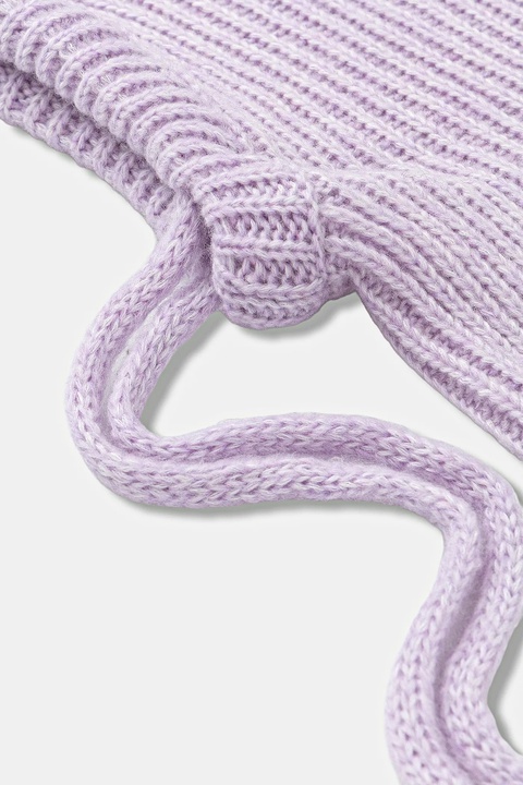 Answear.LAB kominiarka z wełną merino kolor fioletowy - zdjęcie produktu nr 2
