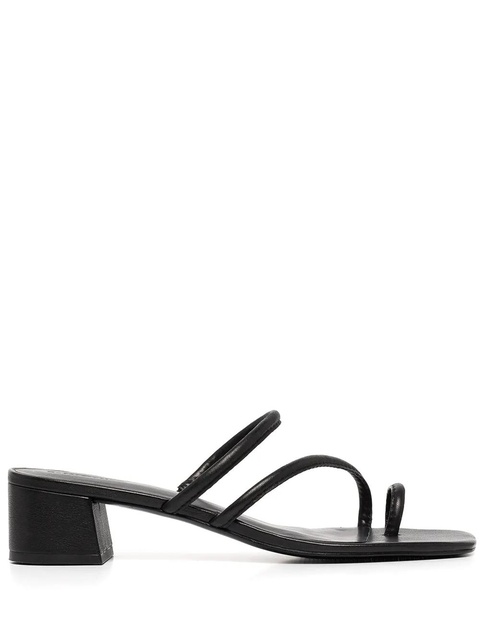 Reformation Meena 35mm toe-ring sandals - Black - zdjęcie produktu nr 1