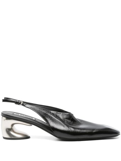 Jil Sander 60mm slingback pumps - Black - zdjęcie produktu nr 1