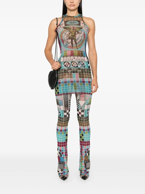 Jean Paul Gaultier Mire palazzo trousers - Blue - zdjęcie produktu nr 1