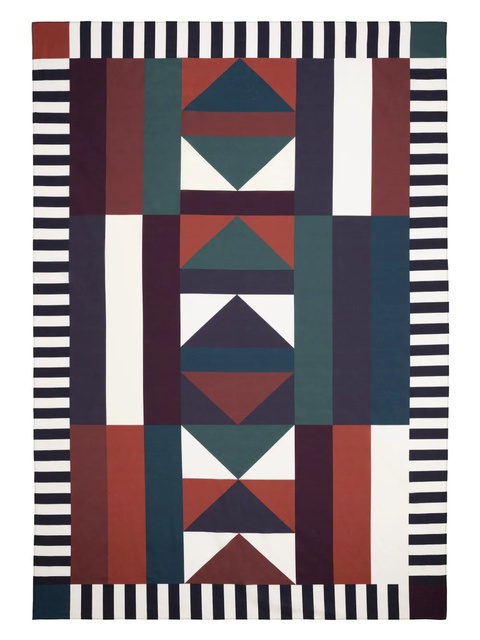 ERES Miroir geometric-print sarong - Brown - zdjęcie produktu nr 1