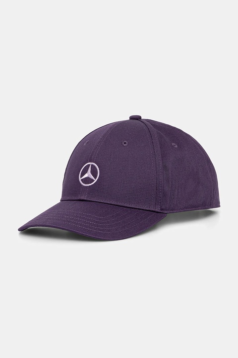 adidas czapka z daszkiem bawełniana x Mercedes kolor fioletowy JZ2547 - zdjęcie produktu nr 1