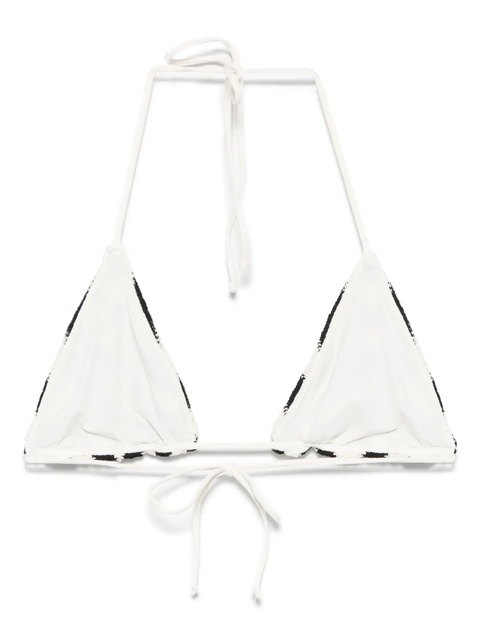 MC2 Saint Barth crochet-knit bikini top - White - zdjęcie produktu nr 2