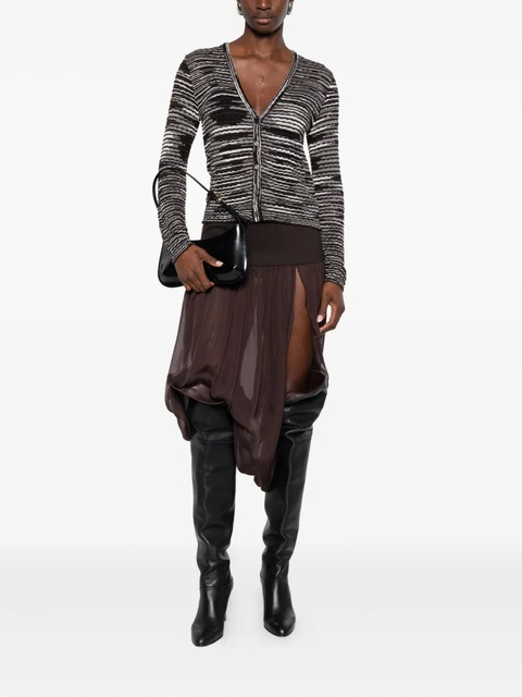 Missoni stripe-knit cardigan - Black - zdjęcie produktu nr 2