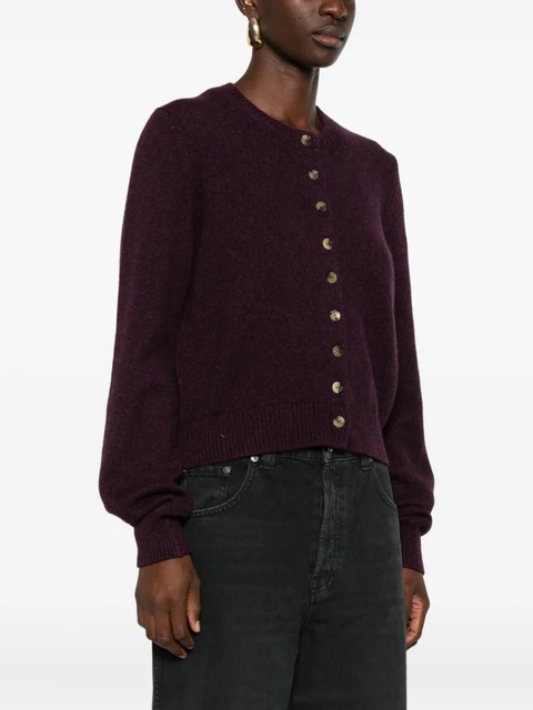 KHAITE cashmere cardigan - Purple - zdjęcie produktu nr 2