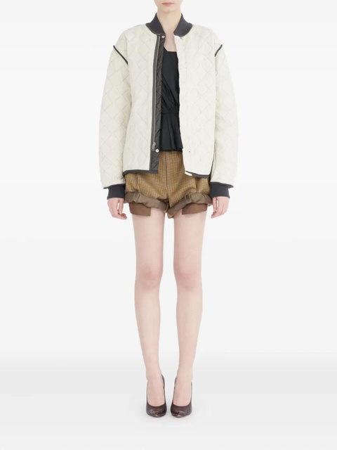 Maison Margiela quilted bomber jacket - White - zdjęcie produktu nr 2