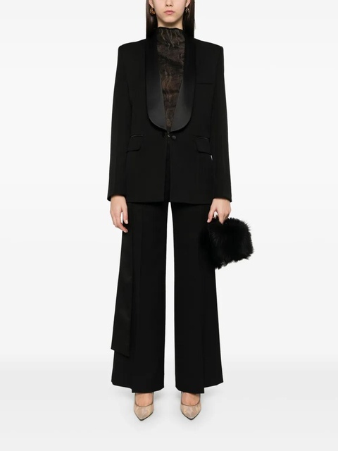 Victoria Beckham shawl-collar blazer - Black - zdjęcie produktu nr 2