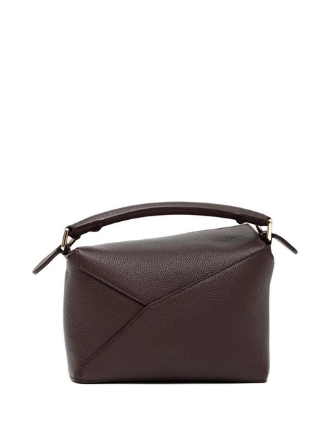 LOEWE mini Puzzle calfskin tote bag - Brown - zdjęcie produktu nr 2
