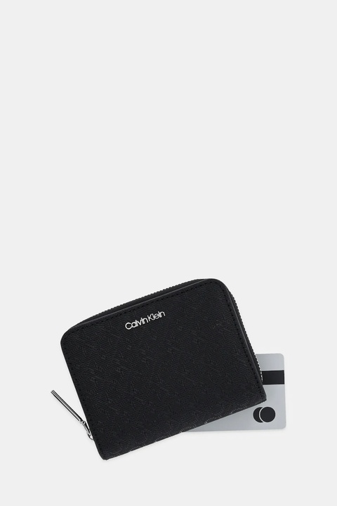 Calvin Klein portfel damski kolor czarny LV04F1037G - zdjęcie produktu nr 2