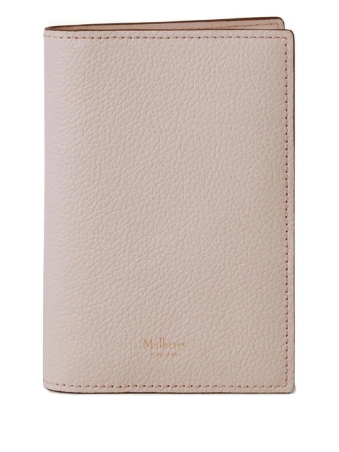 Mulberry leather passport cover - Pink - zdjęcie produktu nr 1