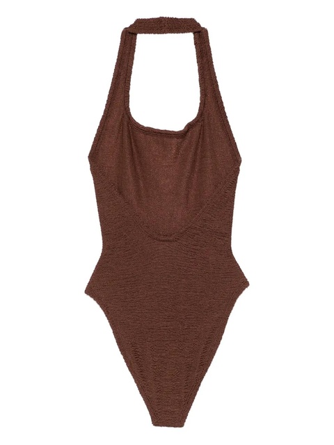 Hunza G Sandy halterneck swimsuit - Brown - zdjęcie produktu nr 2