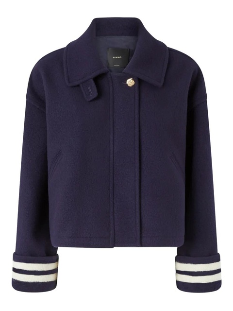 PINKO striped-cuffs jacket - Blue - zdjęcie produktu nr 1