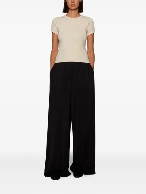 The Row Bellana elastic-waist straight-leg trousers - Black - zdjęcie produktu nr 2
