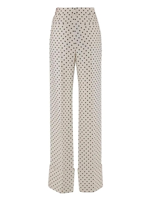 Valentino Garavani silk trousers - Neutrals - zdjęcie produktu nr 2