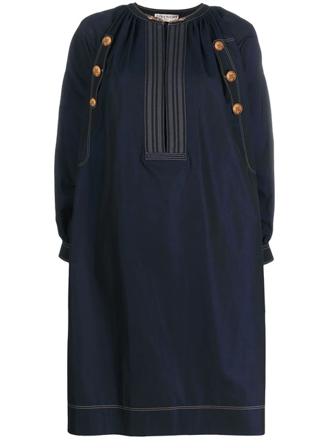 Givenchy button details poplin dress - Blue - zdjęcie produktu nr 1