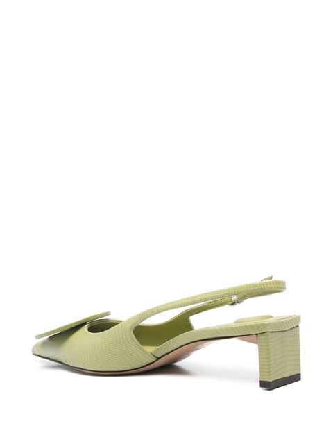 Jacquemus 40mm The Low Duelo slingback pumps - Green - zdjęcie produktu nr 2