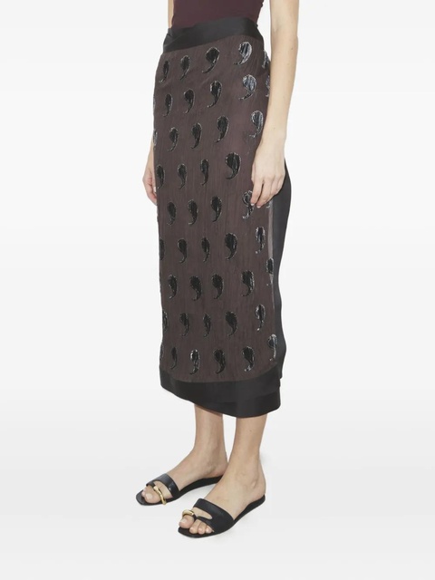 Tory Burch paisley pareo - Brown - zdjęcie produktu nr 2