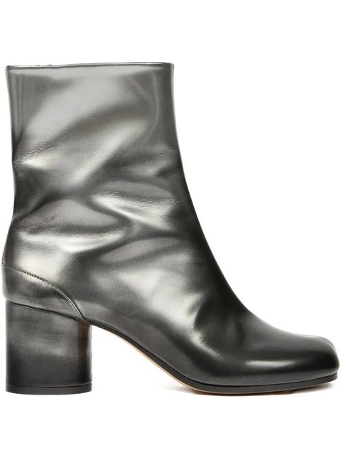 Maison Margiela Tabi sleek metallic ankle boots - Black - zdjęcie produktu nr 1