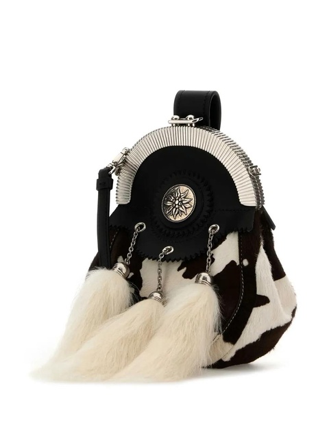 Prada calf-hair clutch bag - Black - zdjęcie produktu nr 2