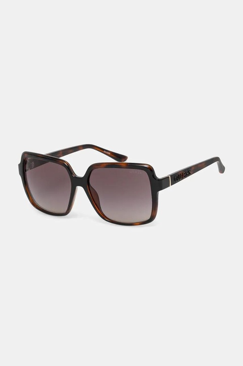 Guess okulary przeciwsłoneczne damskie kolor brązowy GU00157_5752F - zdjęcie produktu nr 1