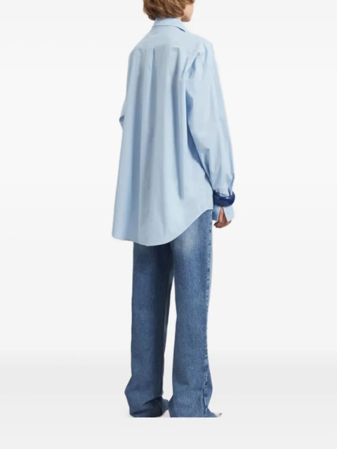 The Frankie Shop Ornella side-button shirt - Blue - zdjęcie produktu nr 1