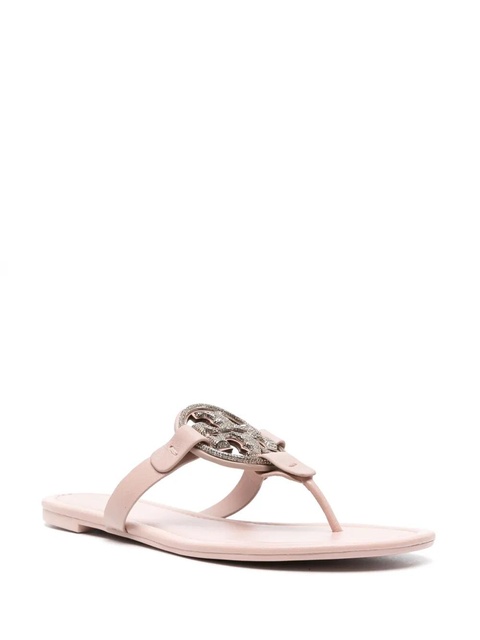 Tory Burch Miller Pavé flip flops - Pink - zdjęcie produktu nr 2