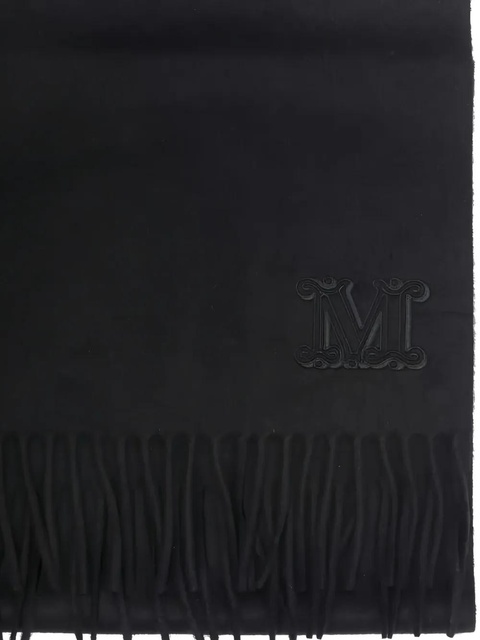 Max Mara WSDALIA logo-detail scarf - Black - zdjęcie produktu nr 2