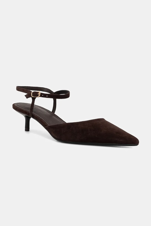 Steve Madden szpilki zamszowe Adelaide kolor brązowy 11004721 - zdjęcie produktu nr 1