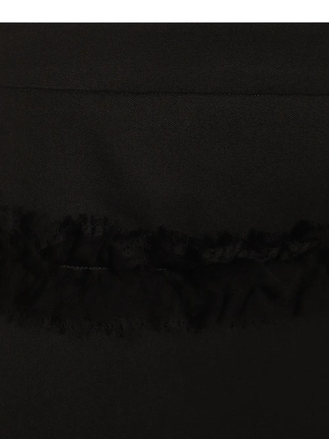 Alexander McQueen button-front ruffled skirt - Black - zdjęcie produktu nr 2
