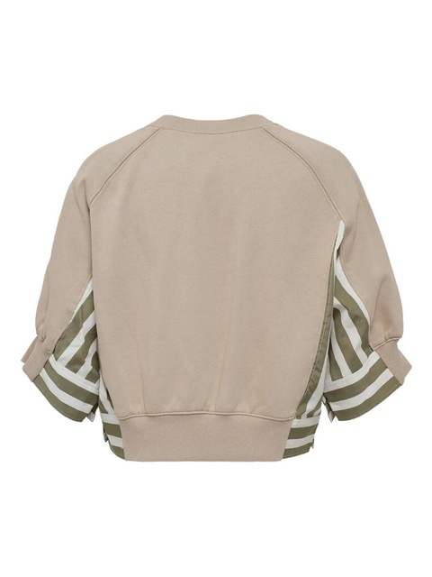 3.1 Phillip Lim striped-panel sweatshirt - Neutrals - zdjęcie produktu nr 2