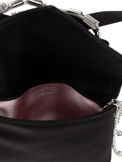 Jimmy Choo bow chain clutch bag - Black - zdjęcie produktu nr 2