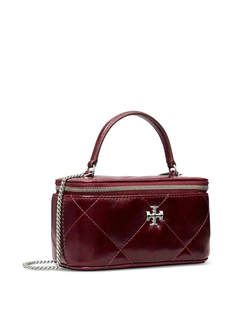 Tory Burch Kira quilted top-handle mini bag - Red - zdjęcie produktu nr 2