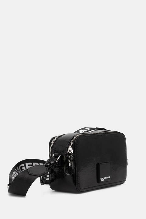 Karl Lagerfeld Jeans saszetka kolor czarny B1W30137 - zdjęcie produktu nr 1