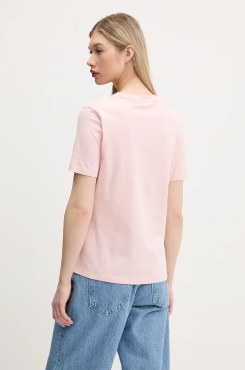 Superdry t-shirt bawełniany damski kolor różowy W1011644A-2LY - zdjęcie produktu nr 2