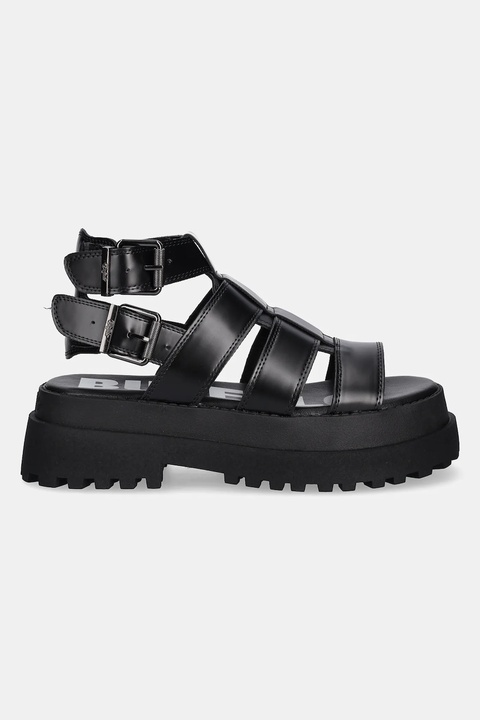 Buffalo sandały Pluto Gld damskie kolor czarny na platformie 1602269-BLK - zdjęcie produktu nr 2