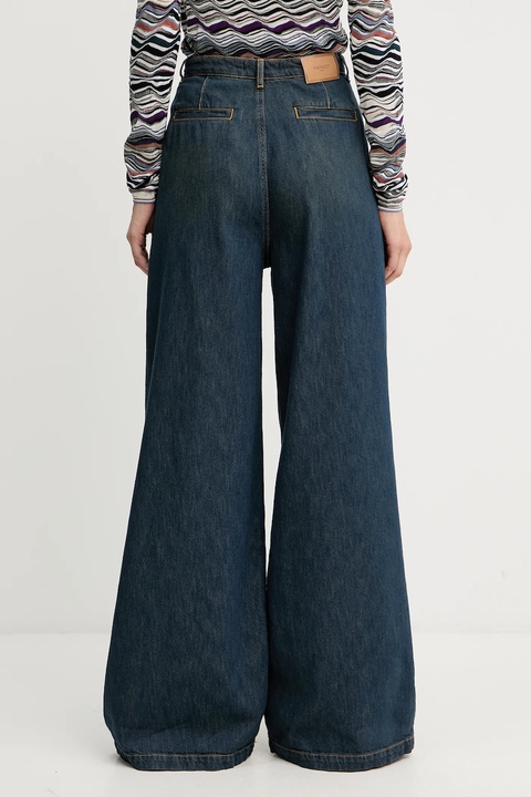 Twinset jeansy damskie kolor granatowy 252TP2560 - zdjęcie produktu nr 2