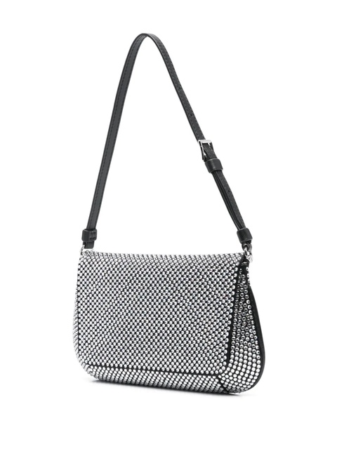 Amina Muaddi mini Ami Crystal shoulder bag - Black - zdjęcie produktu nr 2