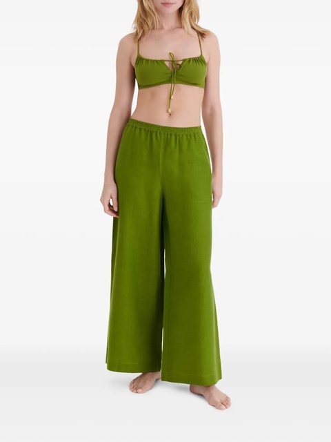 ERES Select wide-leg trousers - Green - zdjęcie produktu nr 2