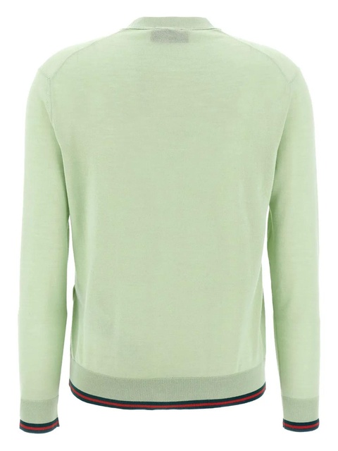 Gucci v-neck button cardigan - Green - zdjęcie produktu nr 2