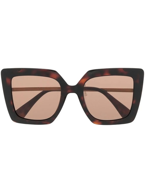 Max Mara Eyewear butterfly-frame sunglasses - Brown - zdjęcie produktu nr 2