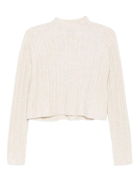 Maje ribbed high-neck sweater - Neutrals - zdjęcie produktu nr 1